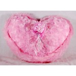Cute Pink Convertible Chain Plush Heart with Love Couple Teddy Bears